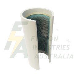 White scratch brush for aluminium